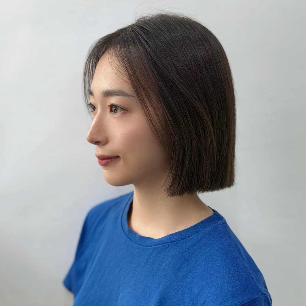단정한 디자인 단발 커트